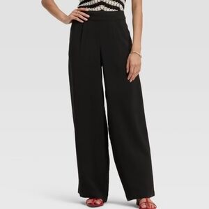 A New Day High-Rise Modern Gauze Pull-On Pants • Black